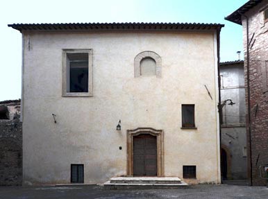 Faciata della chiesa di S. Filippo Neri, ora abitazione privata