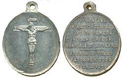 Medaglia del SS.mo Crocifisso di Bovara