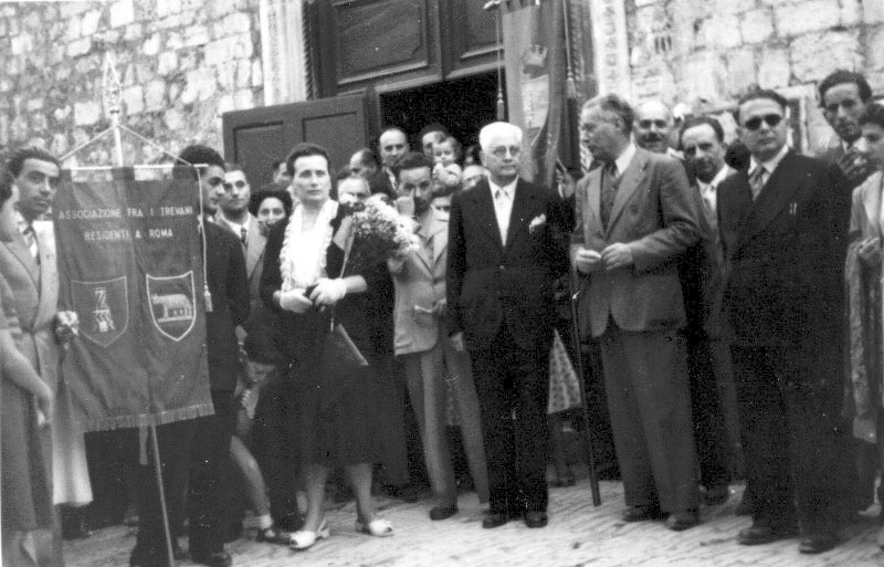 Trevi - Festeggiamenti per i compaesani residenti fuori Trevi 3/10/1948